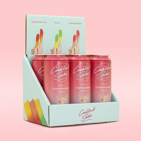 1 Pack Unisex Fancy Cocktail Socks in a Can