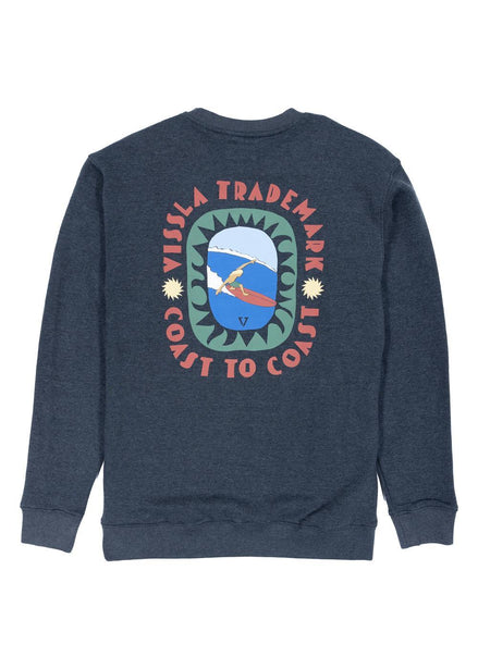 Vissla Coastal Life Eco Fleece Crewneck