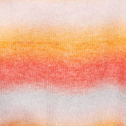 Louche Thao V Neck Space Dyed Cardigan in Orange