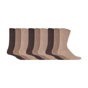 9 Pairs  NON ELASTIC Cotton Mens Socks with Loose Top