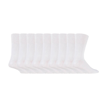 9 Pairs  NON ELASTIC Cotton Mens Socks with Loose Top