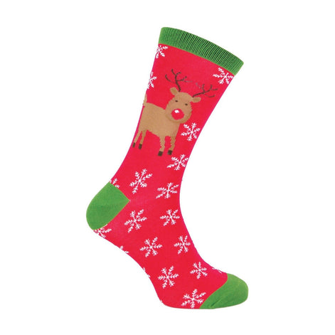 1 Pack Mens Novelty Festive Christmas Bamboo Socks
