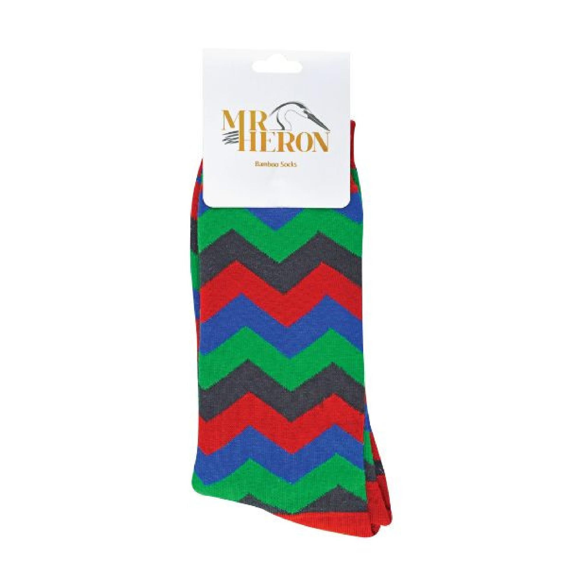 1 Pack Men's Novelty Patterned Bamboo Socks
