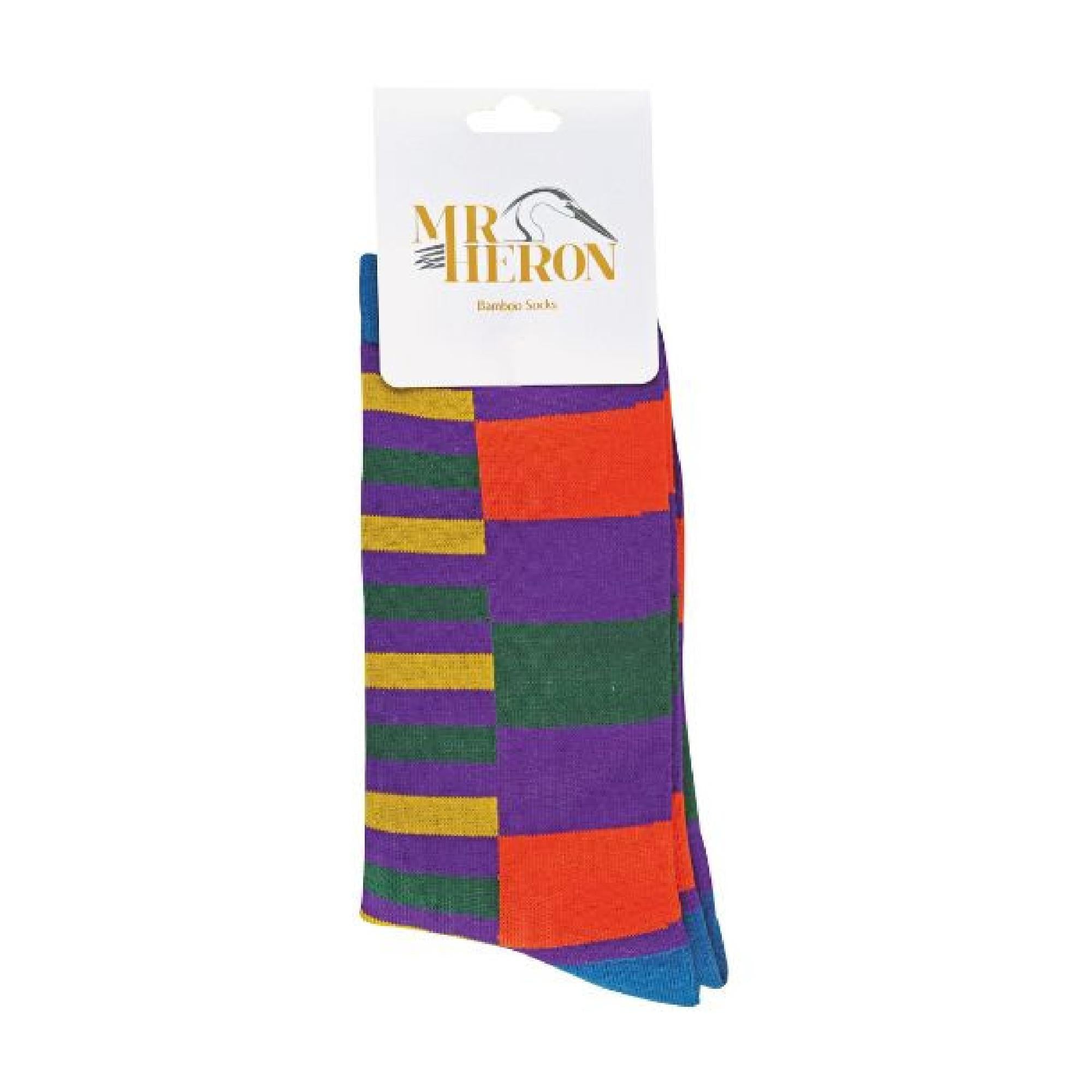 1 Pack Men's Novelty Patterned Bamboo Socks