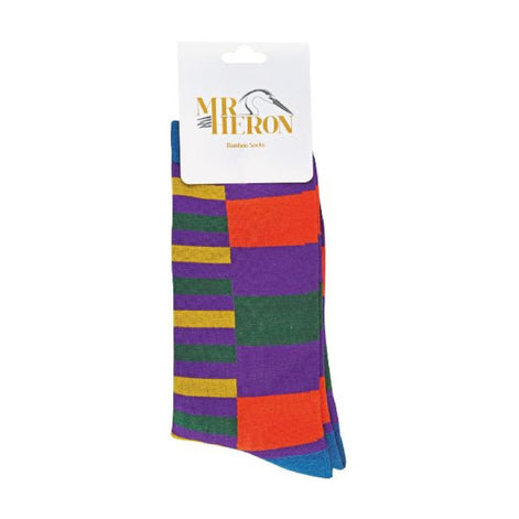 1 Pack Men's Novelty Patterned Bamboo Socks