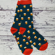 1 Pack Men's Novelty Patterned Bamboo Socks