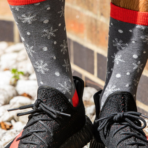 1 Pack Mens Novelty Festive Christmas Bamboo Socks