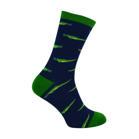 1 Pack Men's Novelty Crocodile Bamboo Socks