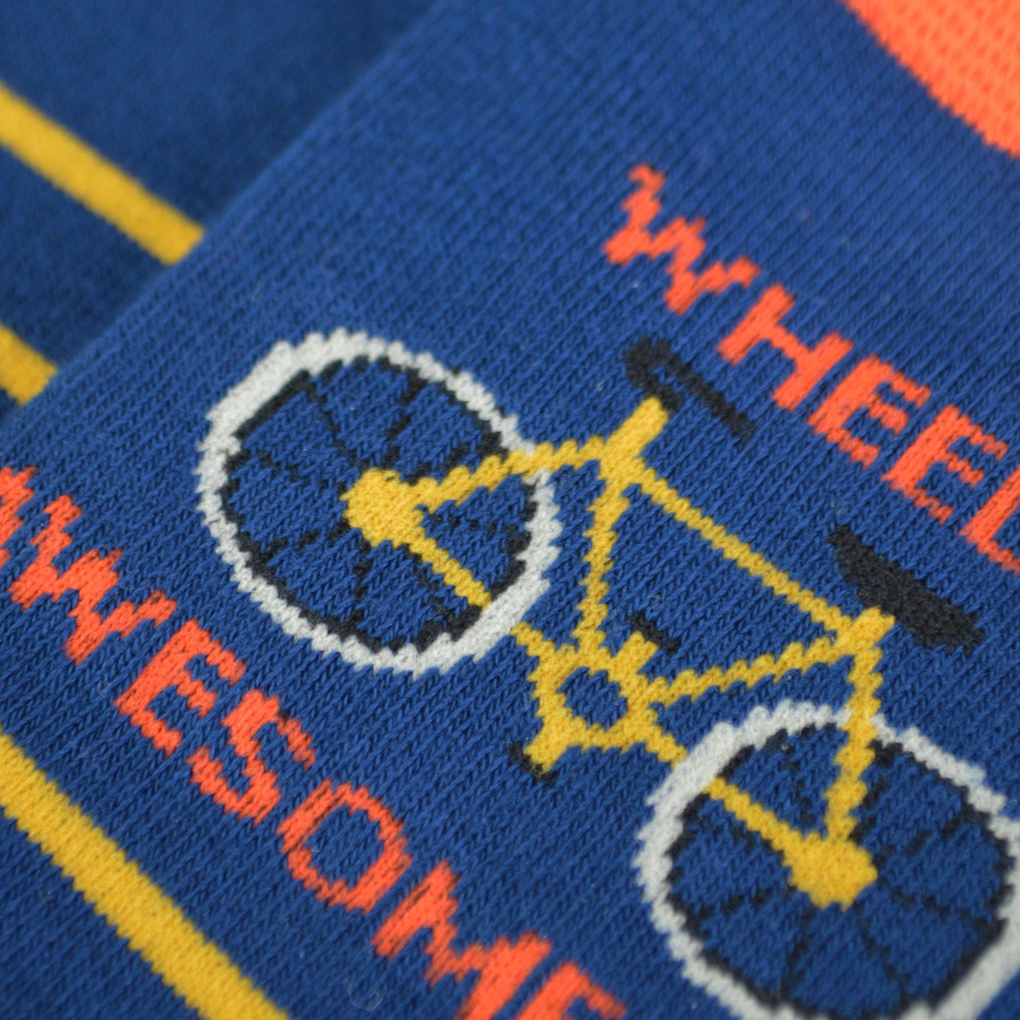 1 Pack Men's Wheely Awesome Dad Bamboo Socks
