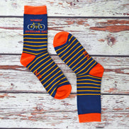 1 Pack Men's Wheely Awesome Dad Bamboo Socks
