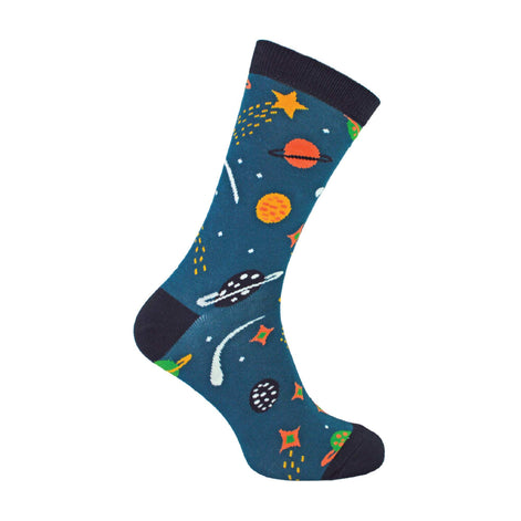 1 Pack Mens Space Enthusiast Bamboo Socks