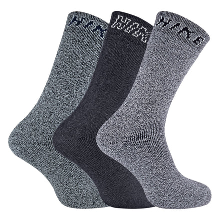 12 Pairs Mens Cushioned Crew Hiking Walking Boot Socks