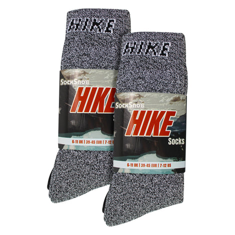 6 Pack Men's Soft Breathable Cotton Hiking Socks for Summer