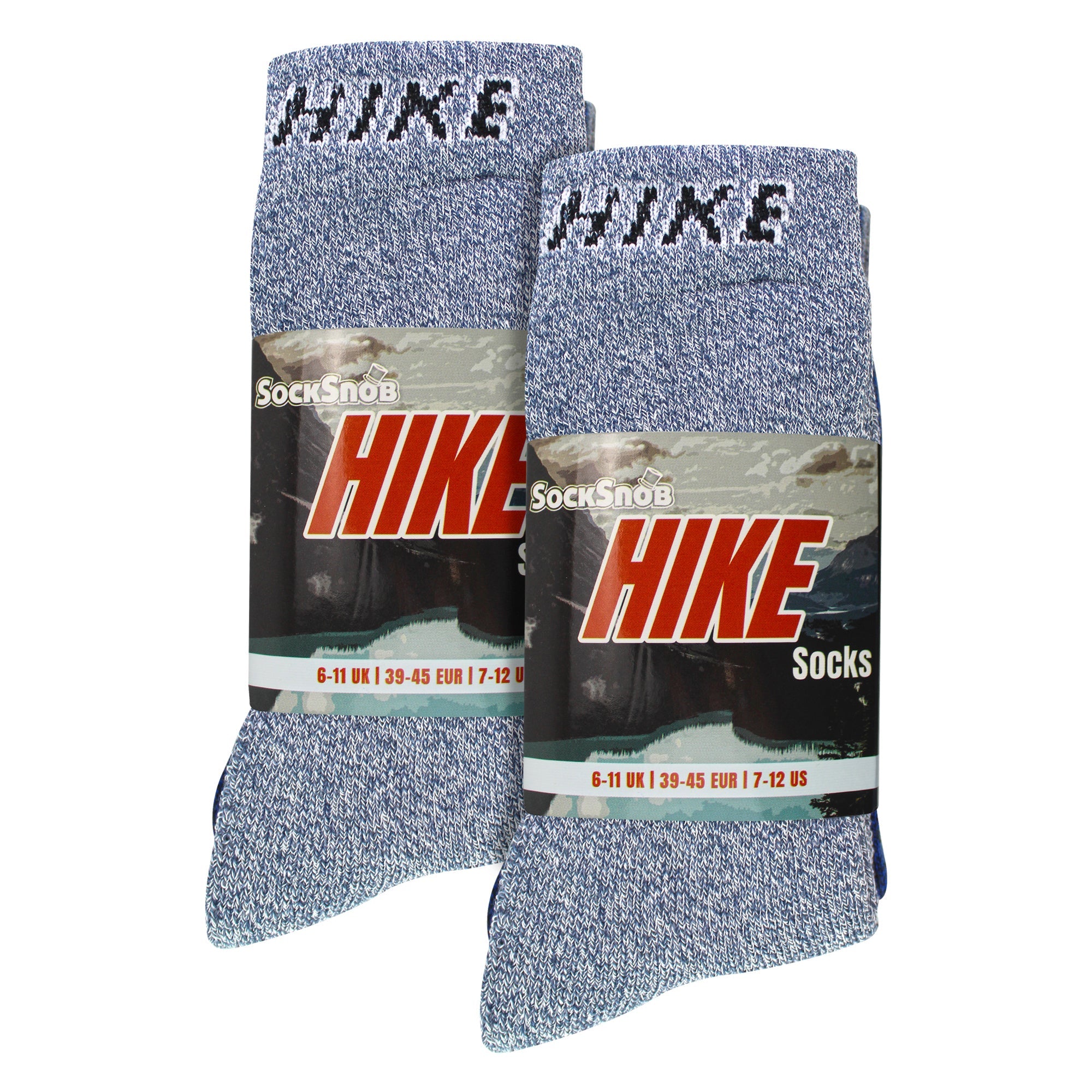 6 Pack Men's Soft Breathable Cotton Hiking Socks for Summer