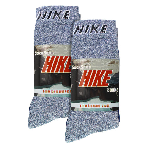 6 Pack Men's Soft Breathable Cotton Hiking Socks for Summer