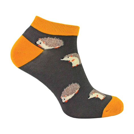 1 Pack Men's Animal Themed Bamboo Trainer Socks