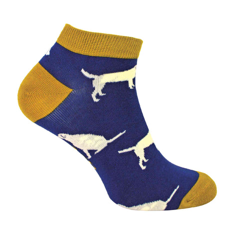 1 Pack Men's Animal Themed Bamboo Trainer Socks