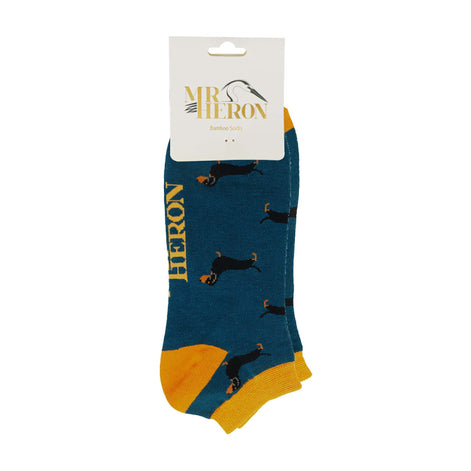 1 Pack Men's Animal Themed Bamboo Trainer Socks