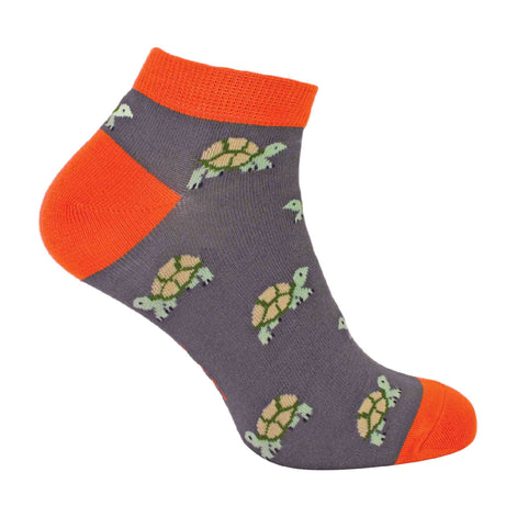 1 Pack Men's Animal Themed Bamboo Trainer Socks