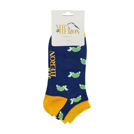 1 Pack Men's Animal Themed Bamboo Trainer Socks