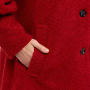 Louche Mischa Statement Sleeve Coat Red