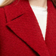 Louche Mischa Statement Sleeve Coat Red