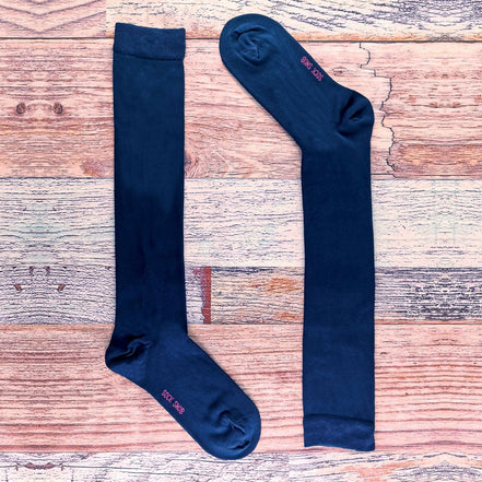 2 Pack Men's Extra Long Knee High Breathable Bamboo Socks