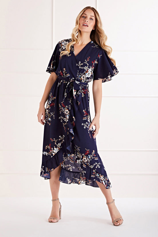 Mela Dipped Hem Maxi Dress