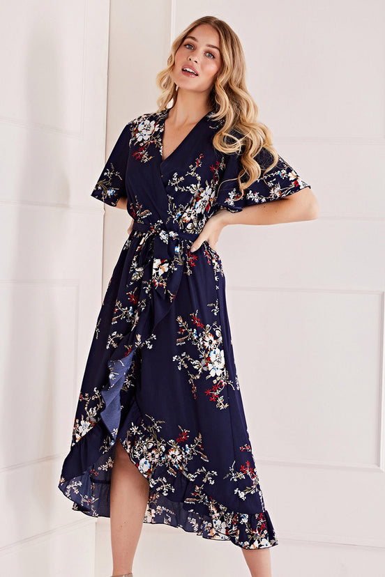 Mela Dipped Hem Maxi Dress