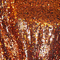 Yumi Gold Sequin Tunic Dress with Balloon Sleeves