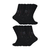 12 Pair Mens Loose Fitting Soft Top Bamboo Diabetic Friendly Socks