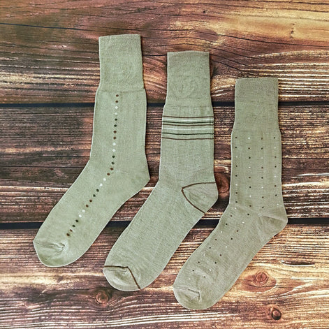 12 Pair Mens Loose Fitting Soft Top Bamboo Diabetic Friendly Socks