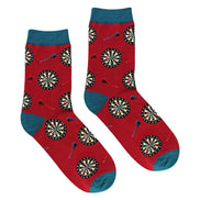 Mens Novelty Darts Dart Boarsd Socks Soft Comfortable Bamboo Socks
