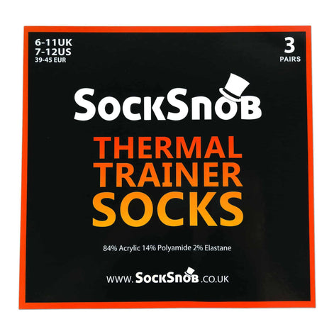 3 Pack Men's Thick Cushioned Low Cut Ankle Thermal Socks