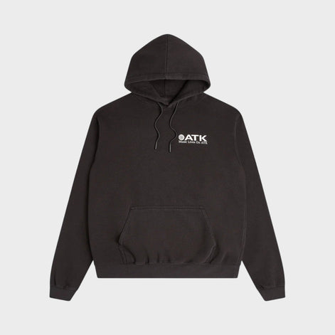 Music Lives On ATK Hoodie Black White