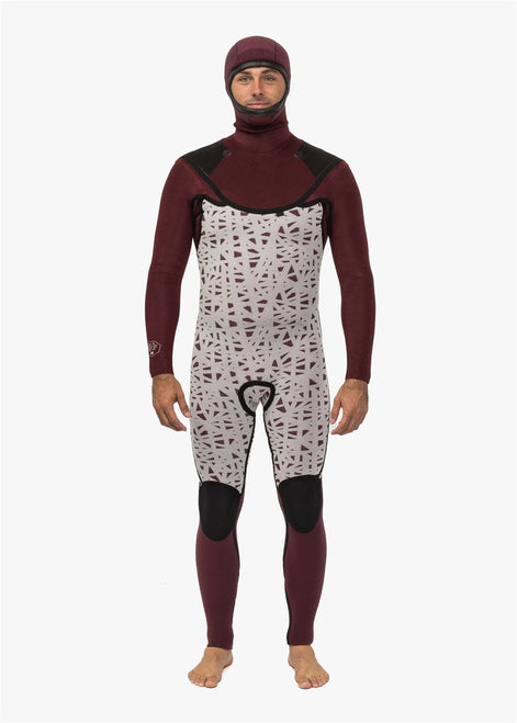Vissla New Seas 4-3 Hooded U-Zip Wetsuit