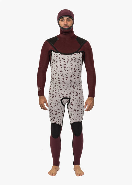 Vissla  New Seas 5-4 Hooded U-Zip Wetsuit