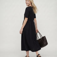 Matilda Black Midi Dress