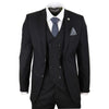 STZ42 - Men's 3 Piece Suit Gatsby 1920s Gangster Pinstripe