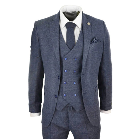Classic Double-Breasted Tweed Suit — 1920s Style for men, styled for work