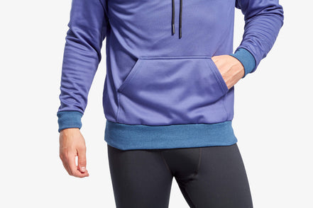 Men's Infrared Hoodie - Grey & Blue
