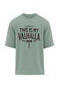 XAPE My Valhalla Oversized Tee - Sage