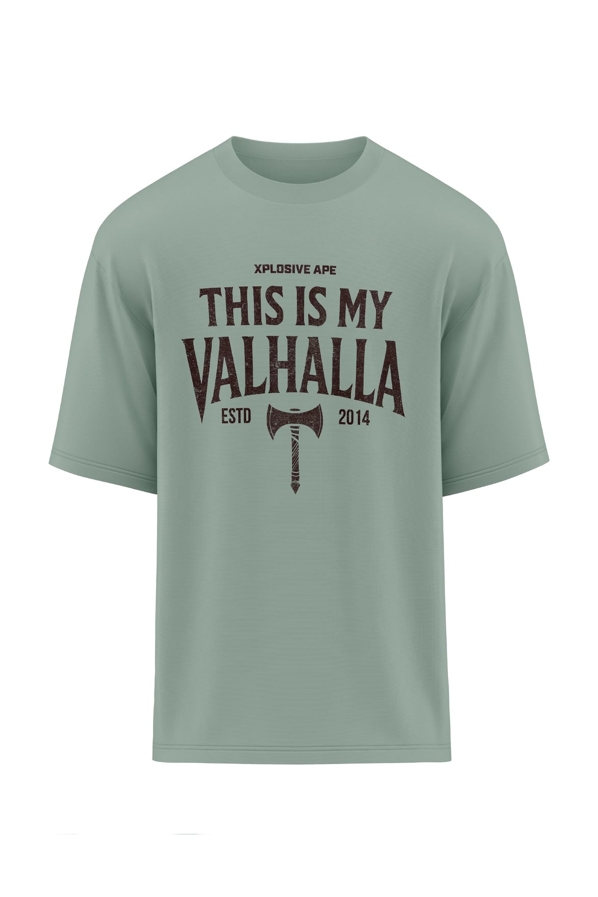 XAPE My Valhalla Oversized Tee - Sage