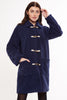 Louche Narimane Borg Duffle Coat - Navy