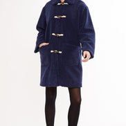 Louche Narimane Borg Duffle Coat - Navy