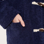 Louche Narimane Borg Duffle Coat - Navy