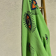 NAYA Organic Cotton Peshtemal in Lime