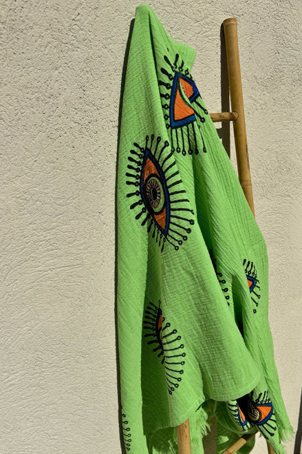 NAYA Organic Cotton Peshtemal in Lime