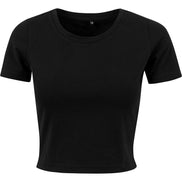 Organic Stretch Cropped T-Shirt: Women's