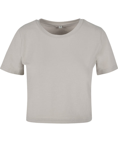 Organic Stretch Cropped T-shirt: Womens